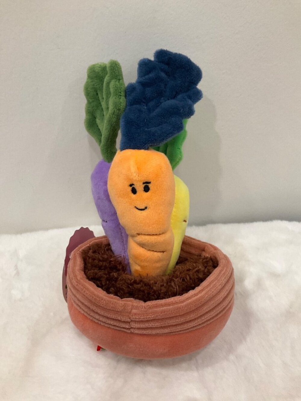 Gigglescape Carrots in a Pot Plant  Plush Toy NEW with tags - Picture 4 of 6